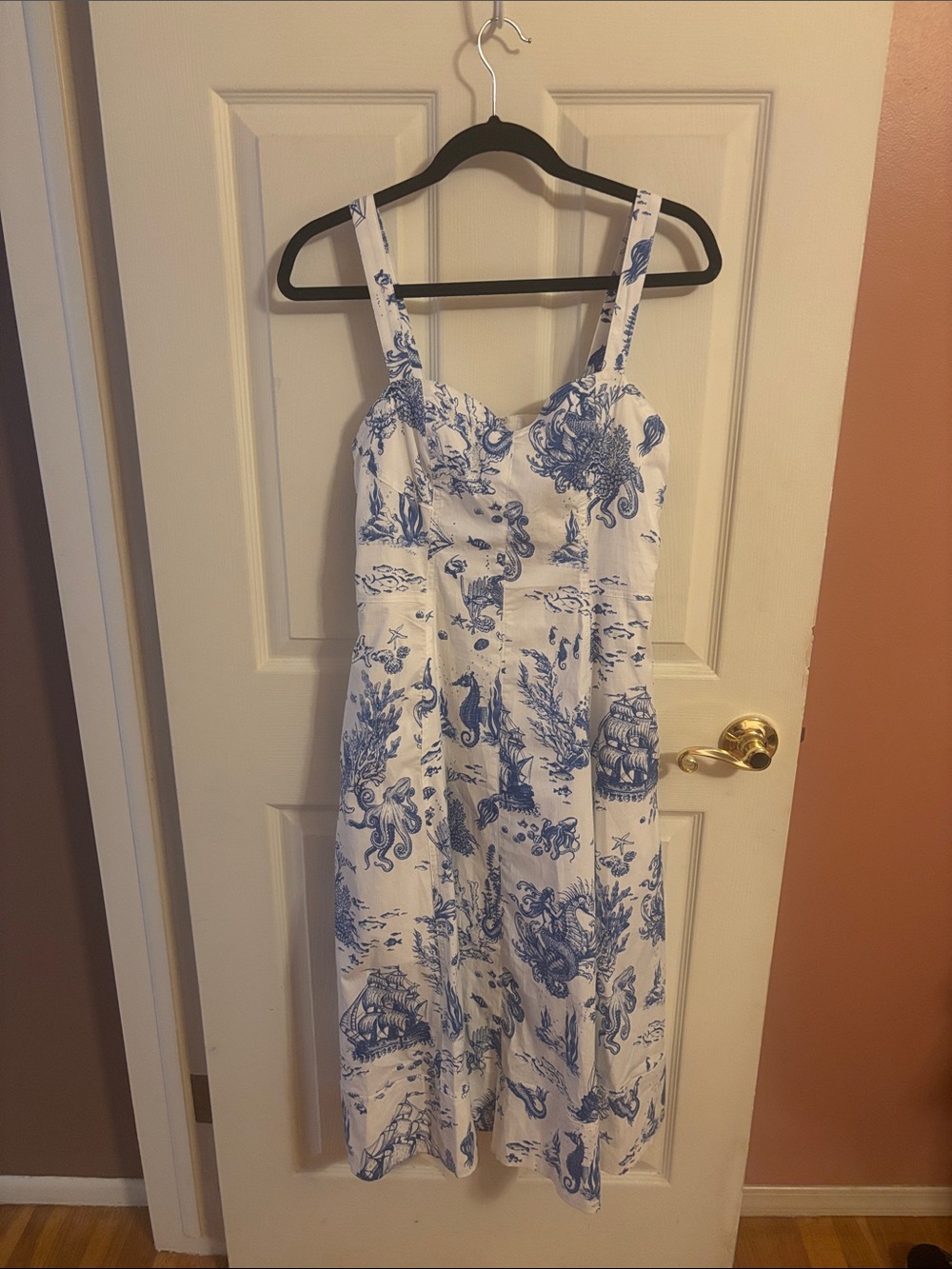 Avec Les Filles Mermaid Under The Sea Fit-And-Flare Dress